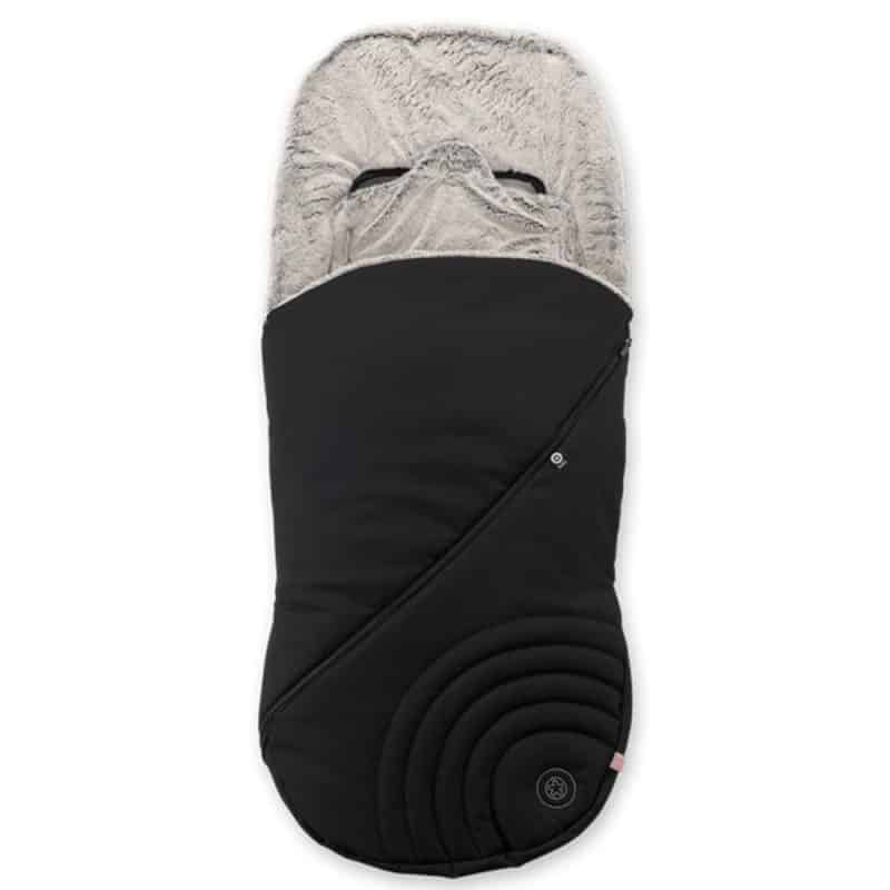 Kiddy Softmuff for Car Seat - Black/Grey