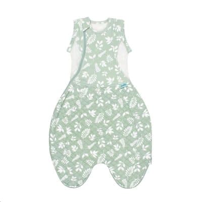 Purflo Swaddle to Sleep Bag Fern All Seasons 0-4 months, 2.5 tog