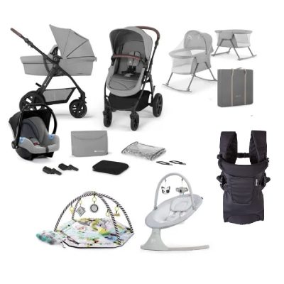 Kinderkraft 8 Piece Newborn Bundle - Grey