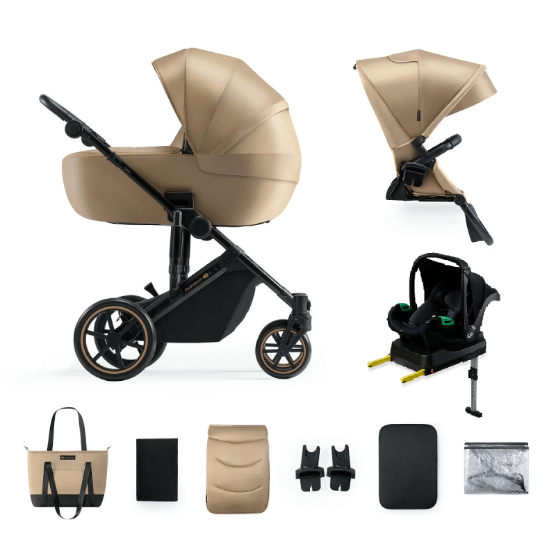 Kinderkraft Travel System PRIME 2 with Isofix Base Beige