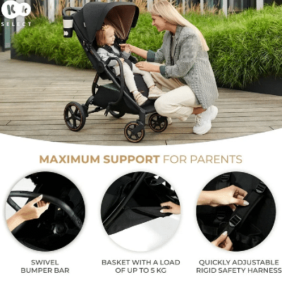 Kinderkraft Mitzy Pushchair Ink Black