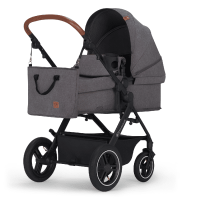 Kinderkraft Travel System B-TOUR 3in1 MINK PRO Dark Grey