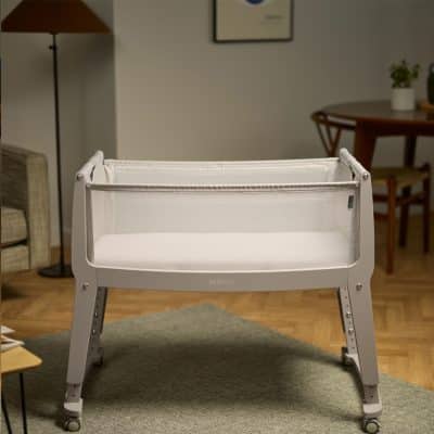 SnuzPod Studio Bedside Crib Oslo Grey