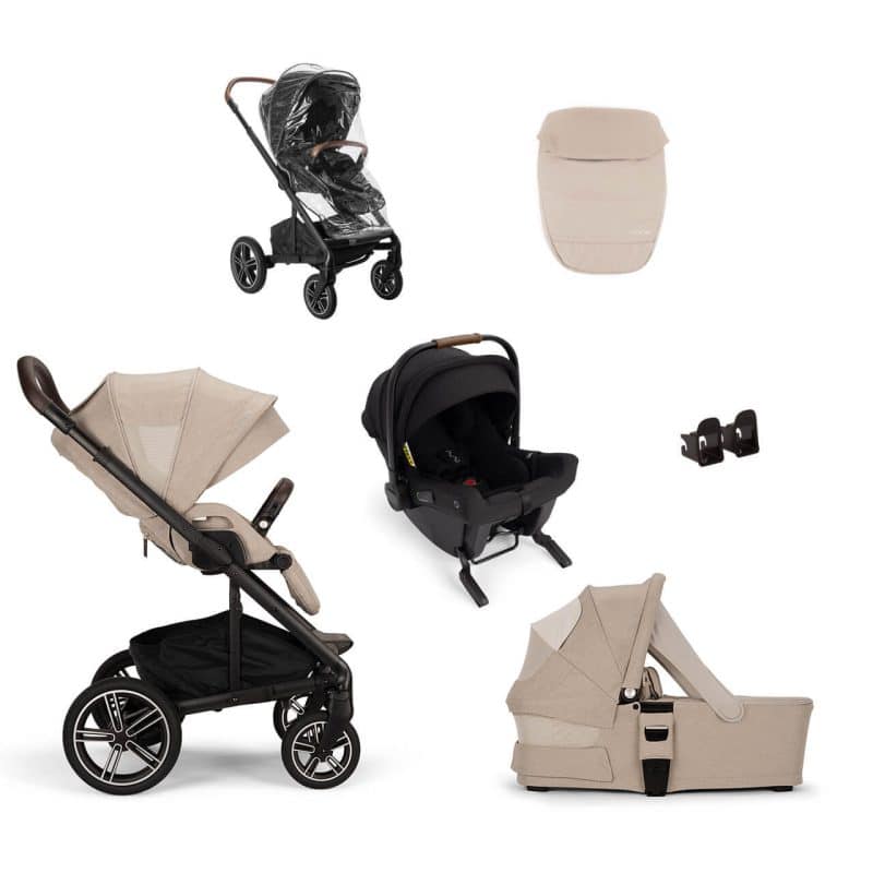 Nuna Mixx Next URBN Pushchair Bundle - Biscotti