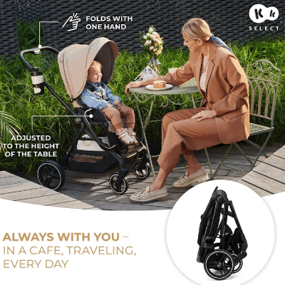 Kinderkraft YOXI Pram and Stroller Pure Black