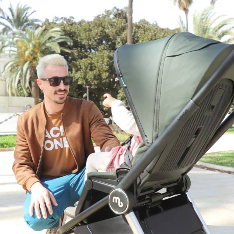 My Babiie MB450i 3-in-1 Travel System with i-Size Car Seat - Forest Green