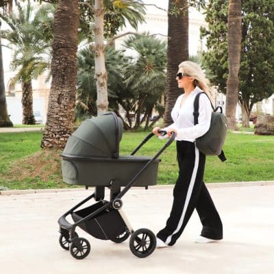 My Babiie MB450i 3-in-1 Travel System with i-Size Car Seat - Forest Green