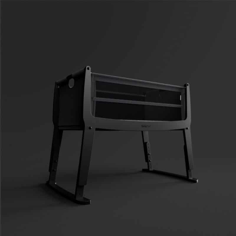 SnuzPod Studio Bedside Crib Brooklyn Graphite