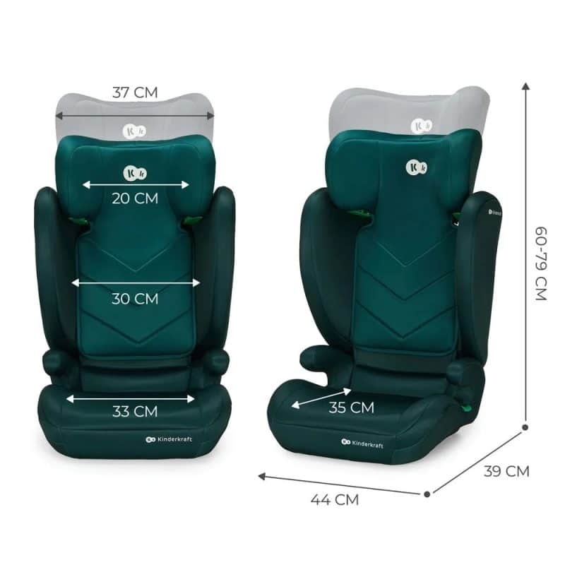 Kinderkraft Car Seat I-SPARK i-Size 100-150cm Green