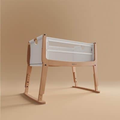 SnuzPod Studio Bedside Crib Stockholm Natural