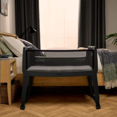 SnuzPod Studio Bedside Crib Brooklyn Graphite