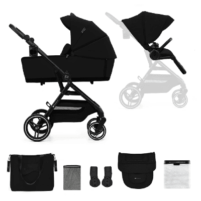 Kinderkraft YOXI Pram and Stroller Pure Black