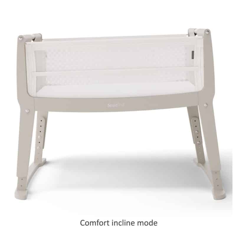 SnuzPod Studio Bedside Crib Oslo Grey