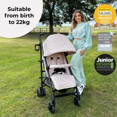 My Babiie Stroller - Dani Dyer Quilted Sand