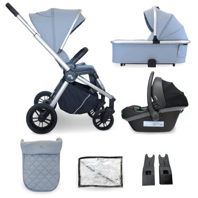 My babiie blue stripe travel system best sale