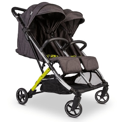 Push Me Dubl Lightweight Double Stroller - Pistachio