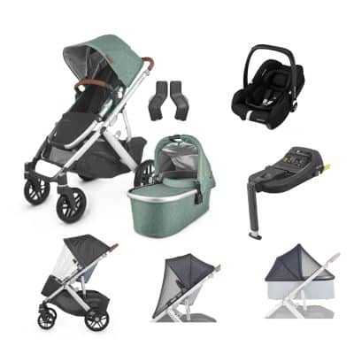 UPPAbaby VISTA V2 Travel System + Cabriofix I-Size & Base - Emmett