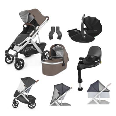 UPPAbaby VISTA V2 Travel System + Pebble 360 Pro + Rotating Base - Theo