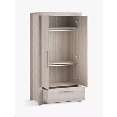 Little Acorns Ellesmere Wardrobe - Grey/Ash