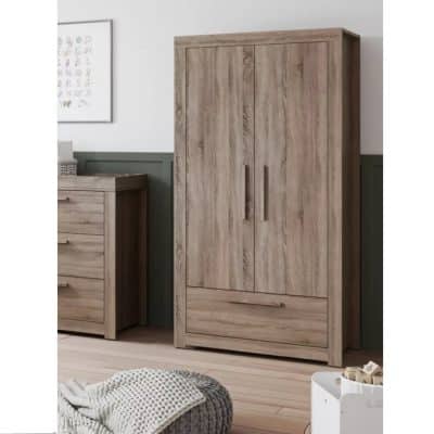 Little Acorns Ellesmere Wardrobe - Truffle Oak