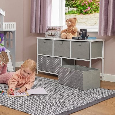 Liberty House Toys Grey 5 Drawer Storage Chest