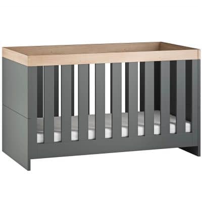 Sennen 3 Piece Nursery Room Set - Anthracite/ Oak