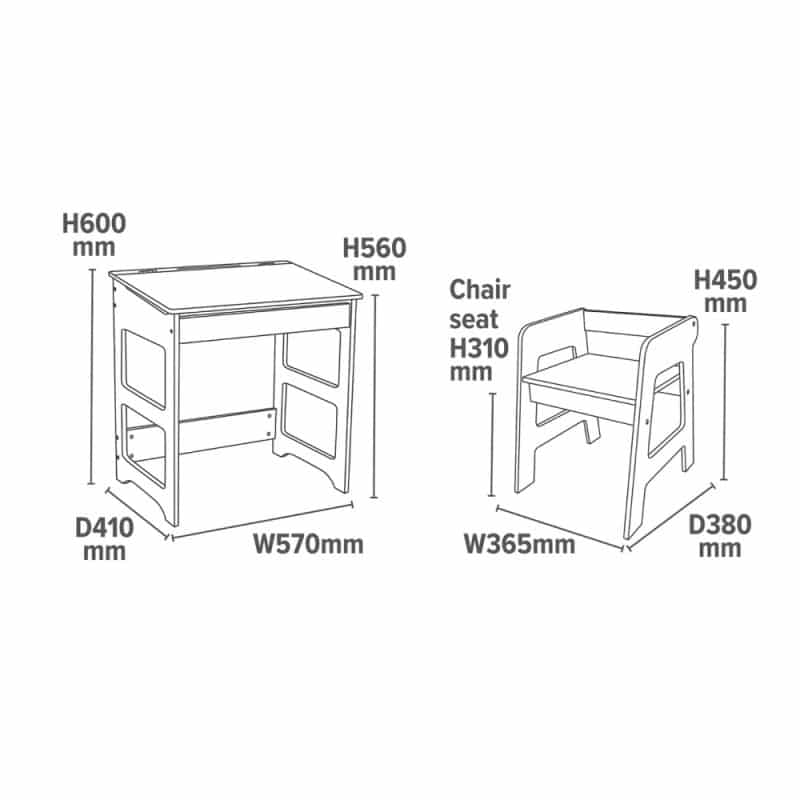 Liberty House Toys Scandi Study Desk