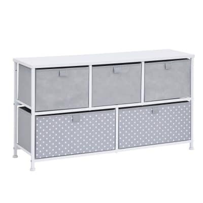 Liberty House Toys Grey 5 Drawer Storage Chest