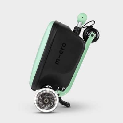 Mini Micro Scooter Suitcase and Light up Wheels - Mint