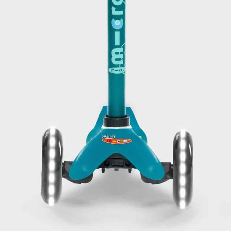 Mini Micro Scooter Light up Wheels - Aqua