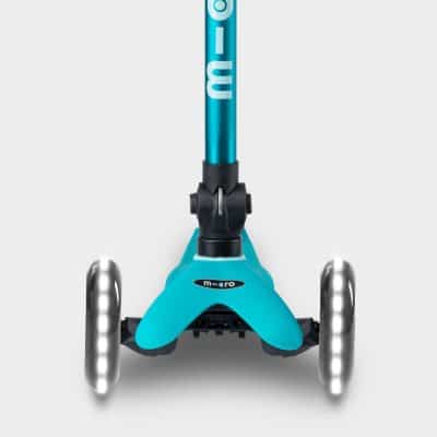 Mini Micro Scooter Foldable with Light up Wheels - Aqua