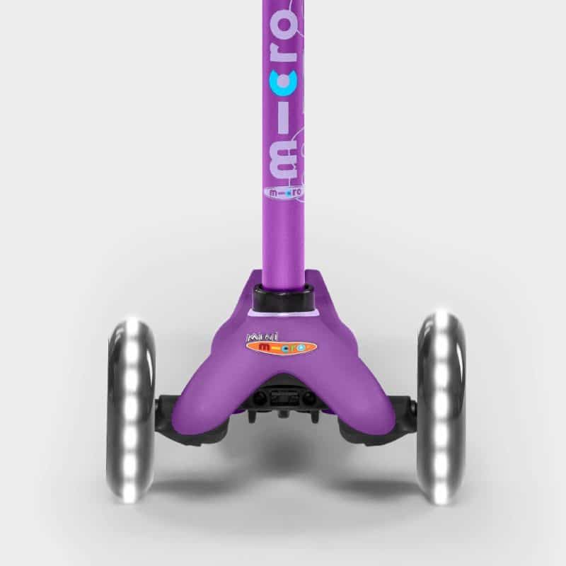 Mini Micro Scooter Light up Wheels - Purple