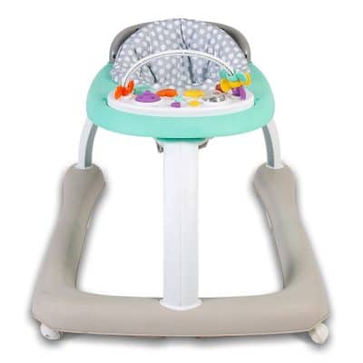 Baby Go Round Kiddo Walker and Push Along Combined - Grey