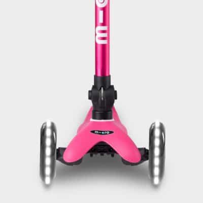 Mini Micro Scooter Foldable with Light up Wheels - Pink