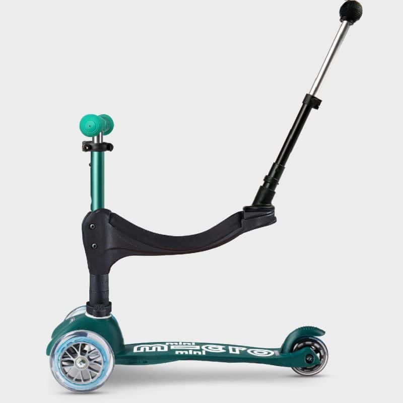 Mini Micro Sit and Scoot Push Along - Eco Green