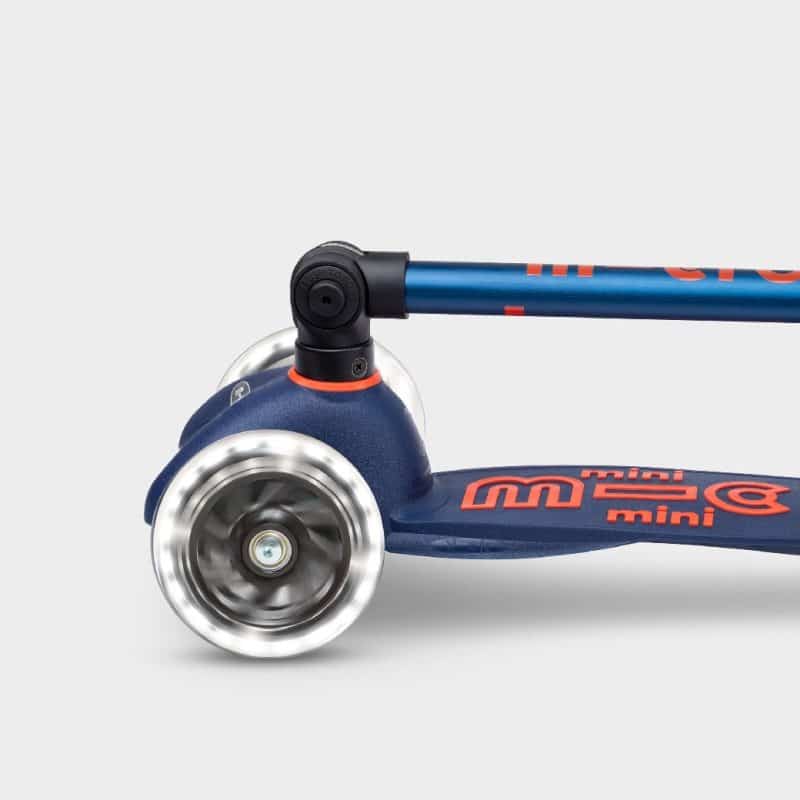 Mini Micro Scooter Foldable with Light up Wheels - Navy