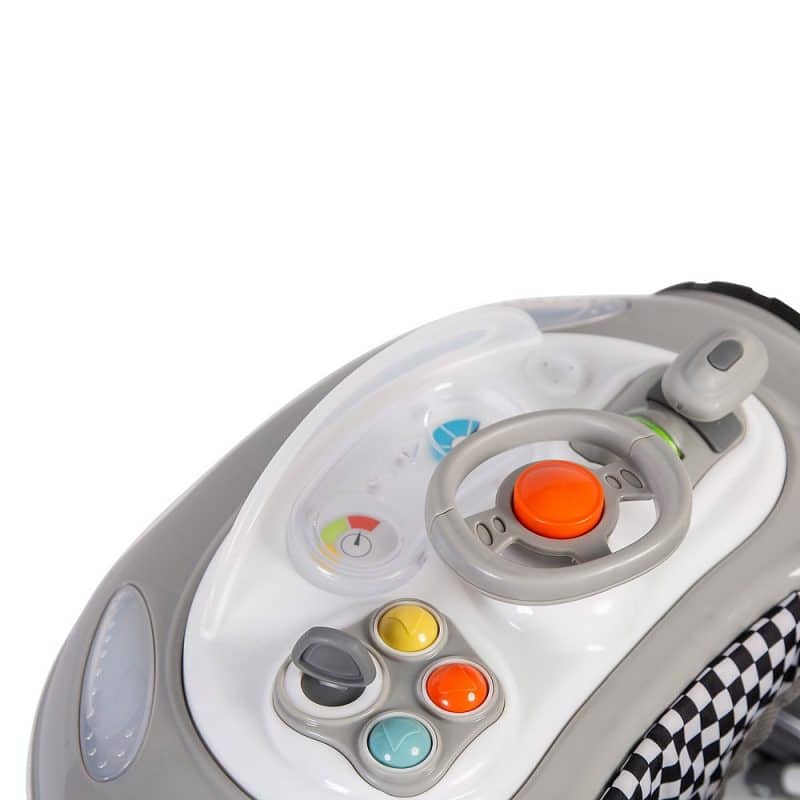 Red Kite Baby Go Round Race Sporty Car Electronic Walker - Grey