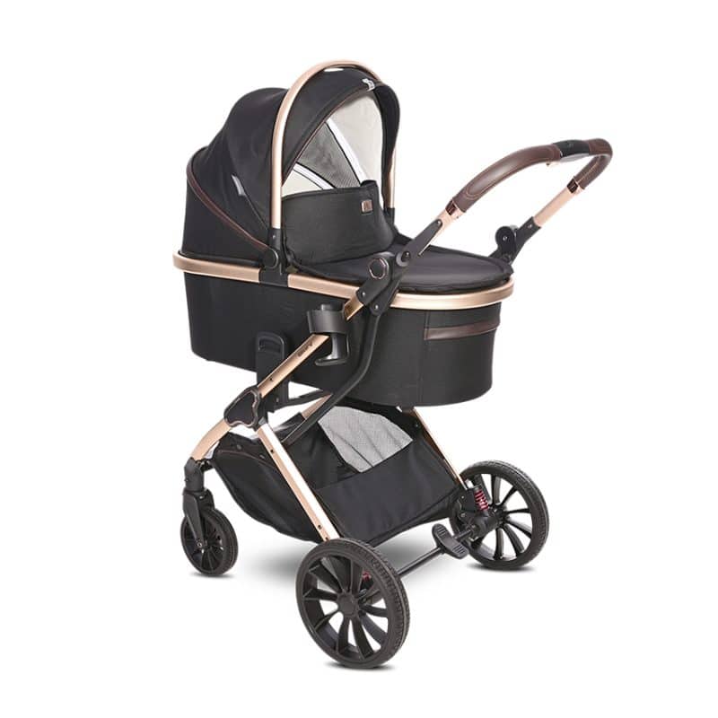 lorelli glory pram black 2