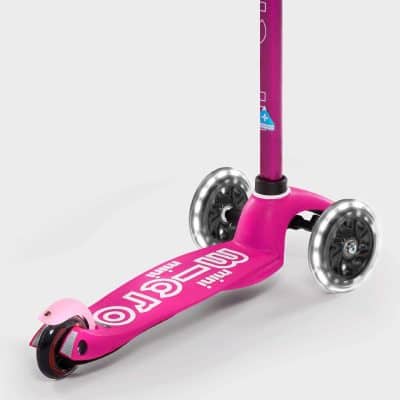 Mini Micro Scooter Light up Wheels - Pink