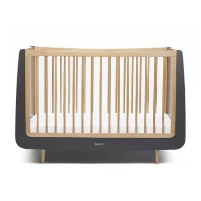 SnuzKot Skandi Cot Bed - Slate Natural