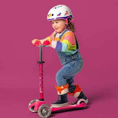 Mini Micro Sit and Scoot Push Along - Pink