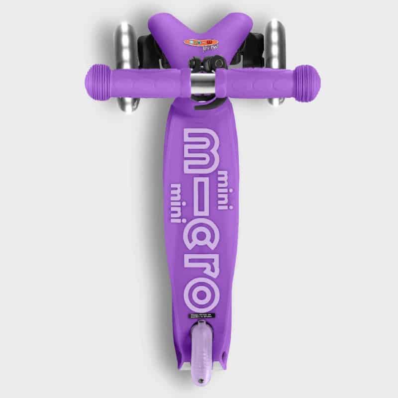 Mini Micro Scooter Light up Wheels - Purple