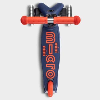 Mini Micro Scooter Foldable with Light up Wheels - Navy