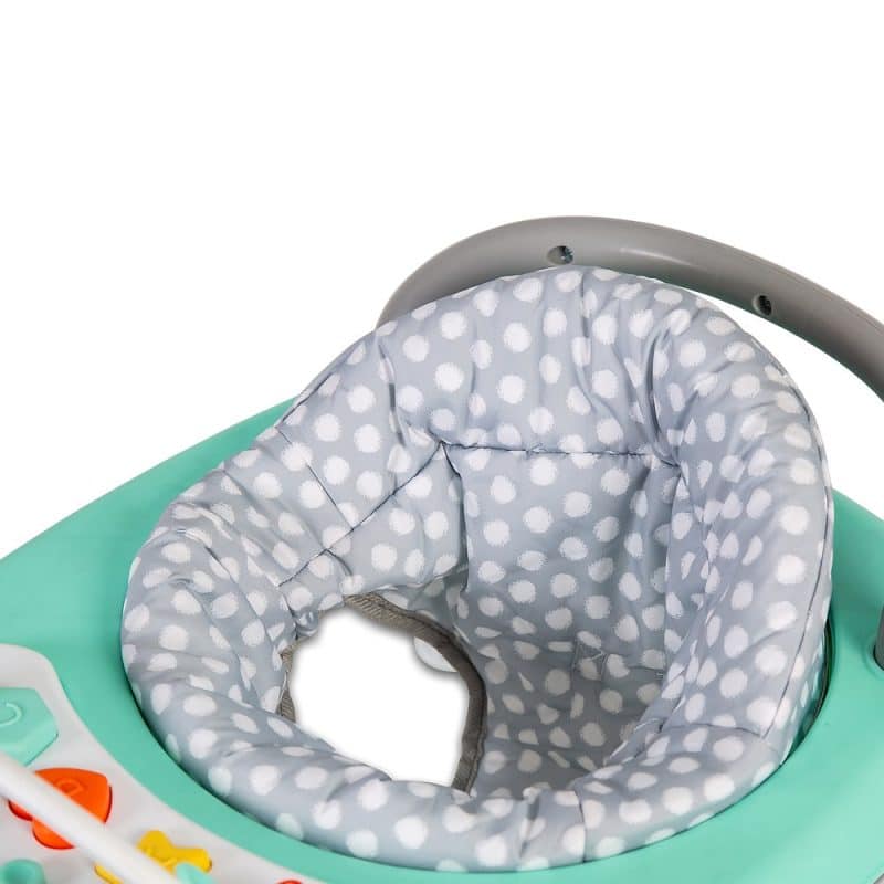 Baby Go Round Kiddo Walker and Push Along Combined - Grey