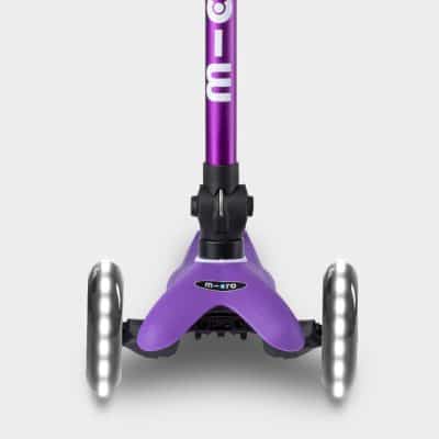 Mini Micro Scooter Foldable with Light up Wheels - Purple