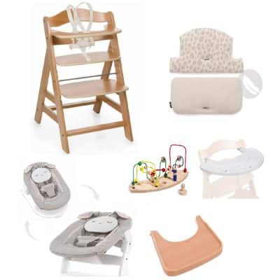 Hauck Alpha Highchair Bundle Natural