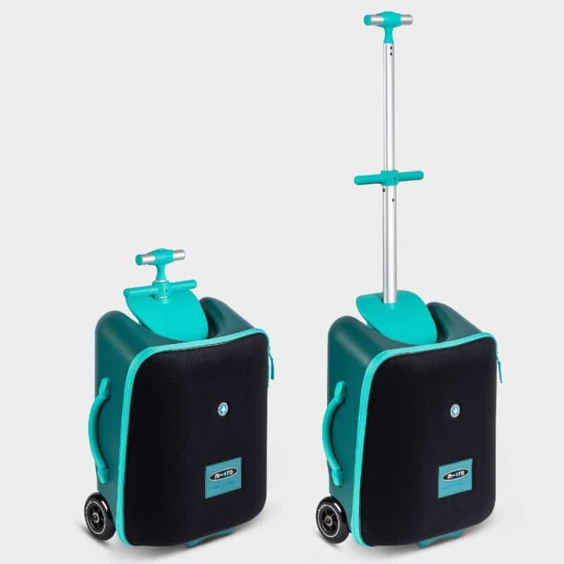 Luggage Micro Scooter Trike Suitcase - Teal Green