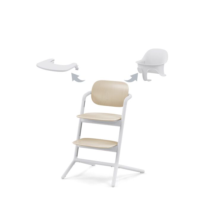 Cybex Lemo 3-in-1 Highchair Set - Sand White