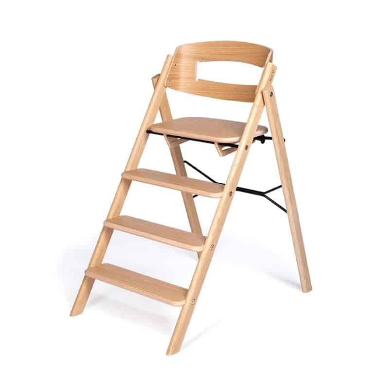 Kaos Klapp High Chair Oak Wood - Natural