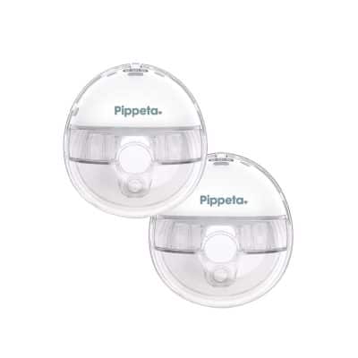Pippeta Compact LED Hands Free Breast Pump - 2 Pack